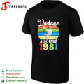 Vintage August 1981 shirt Unisex