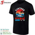 Vintage August 1995 Jet Ski Watercraft Tropical Sunset Ocean Beach Summer shirt Unisex