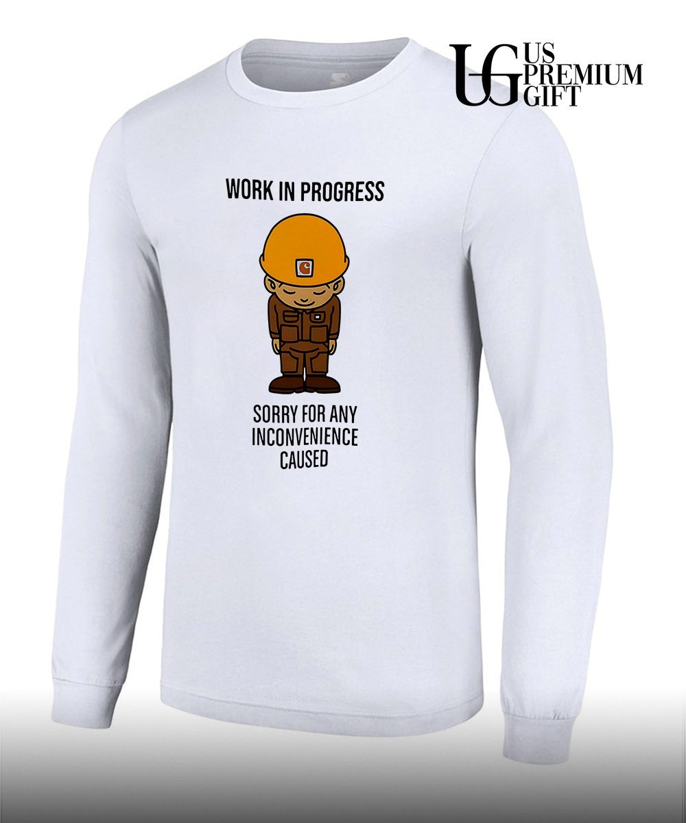 Virat Kohli wearing Work In Progress Sorry For Any Inconvenience Caused shirt Unisex