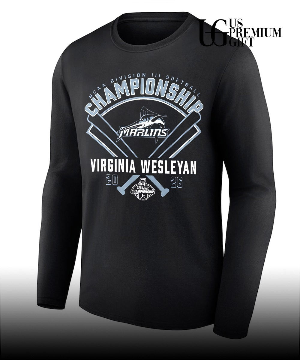 Virginia Wesleyan Marlins NCAA Division III Softball Championship 2026 shirt Unisex