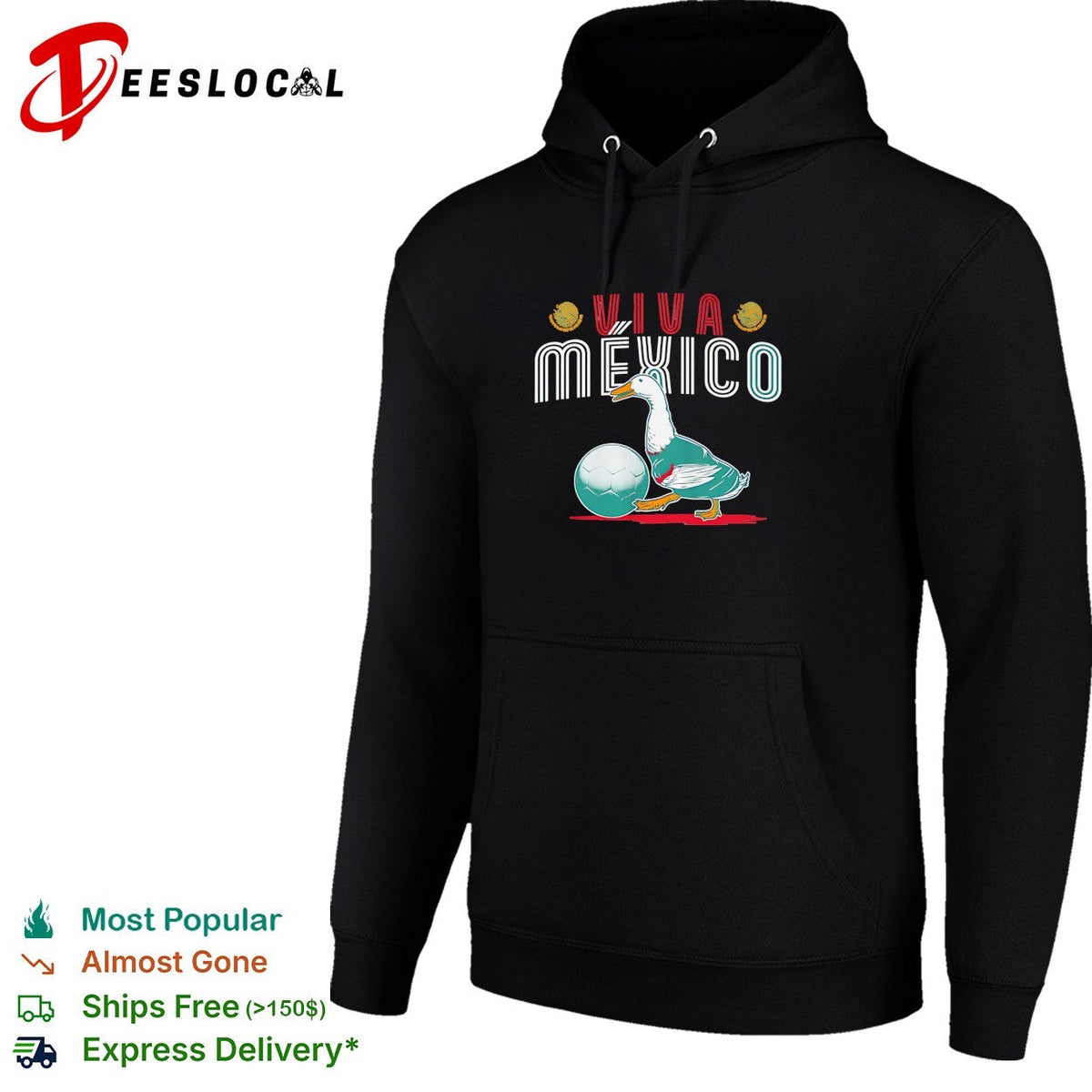 Viva Mexico Merlin The Mexico Duck mascot shirt Unisex