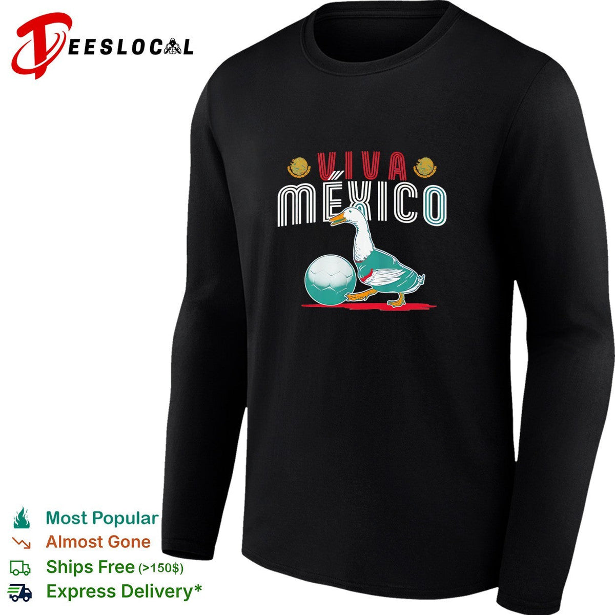 Viva Mexico Merlin The Mexico Duck mascot shirt Unisex