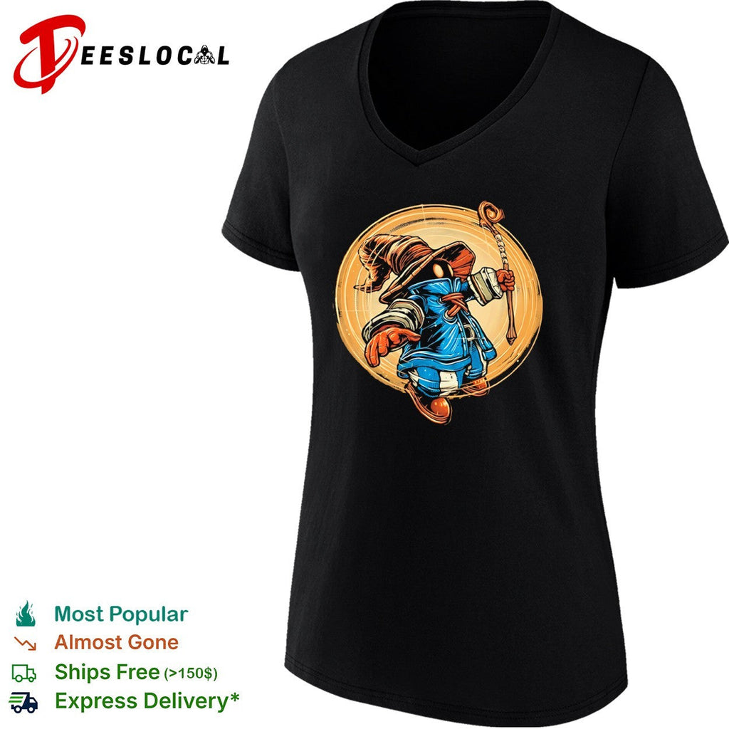 Vivi Ornitier Final Fantasy Magic Staff Wizard Fantasy Character shirt Unisex