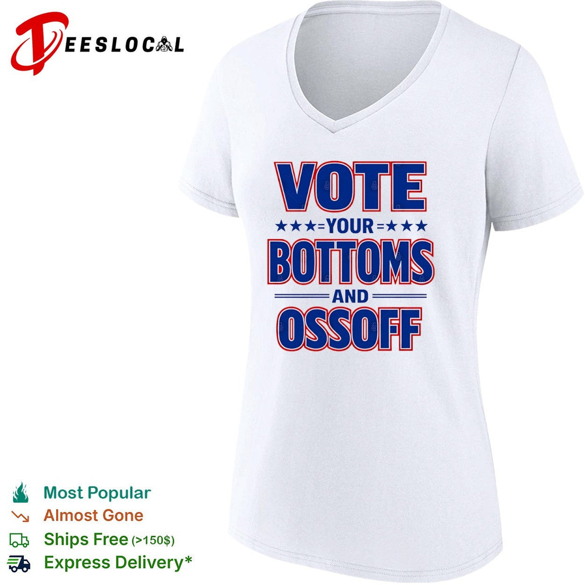 Vote your bottoms and Ossoff Jon Ossoff Georgia Senate shirt Unisex