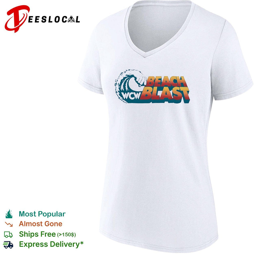 WCW Beach Blast wave logo shirt Unisex