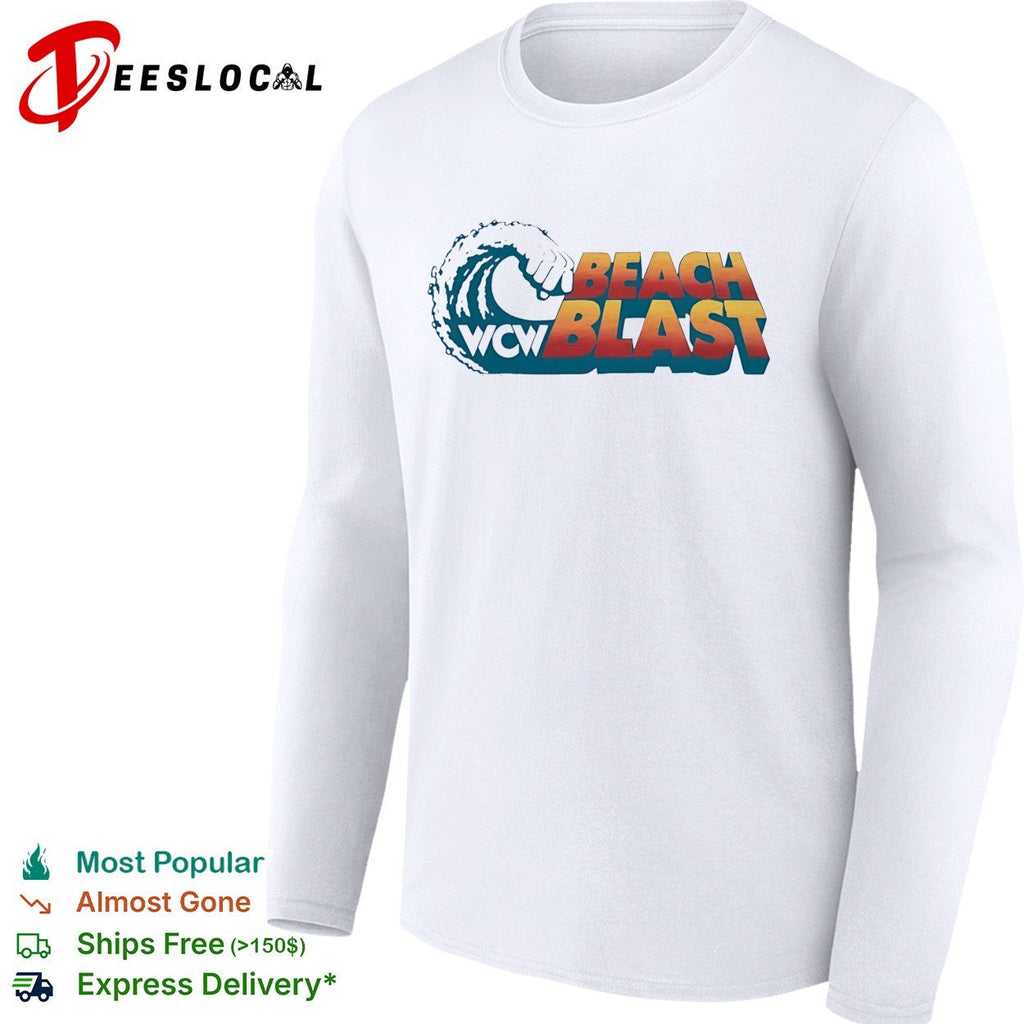 WCW Beach Blast wave logo shirt Unisex