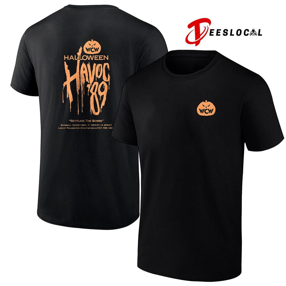 WCWHalloweenHavoc’89settlingthescoregraphicshirt Unisex