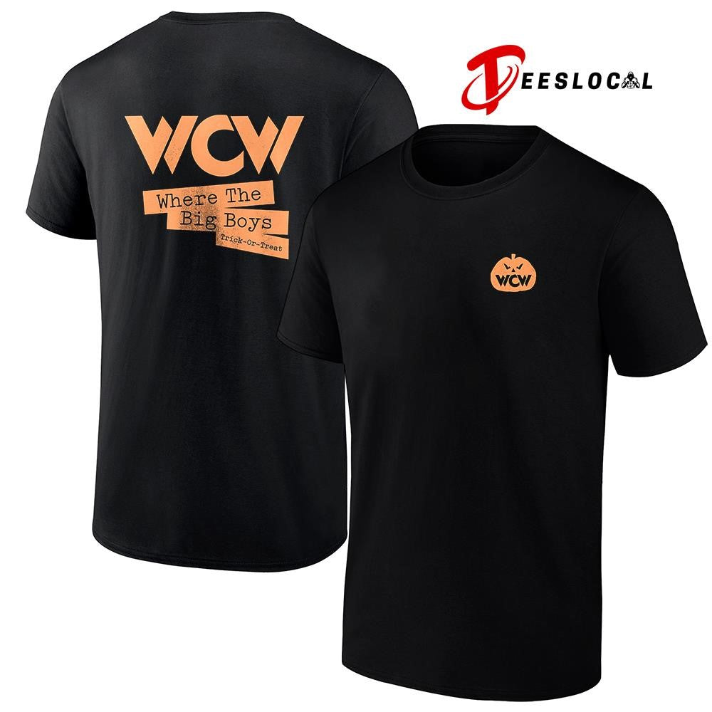 WCWHalloweenwherethebigboystrickortreatgraphicshirt Unisex