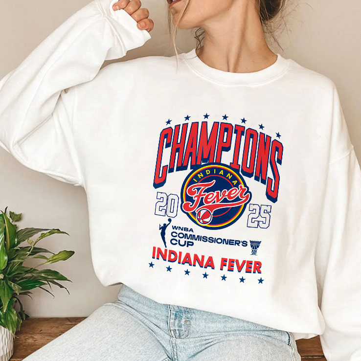 WNBA Commissioner’s Cup 2025 Champion Indiana Fever T Shirt Unisex