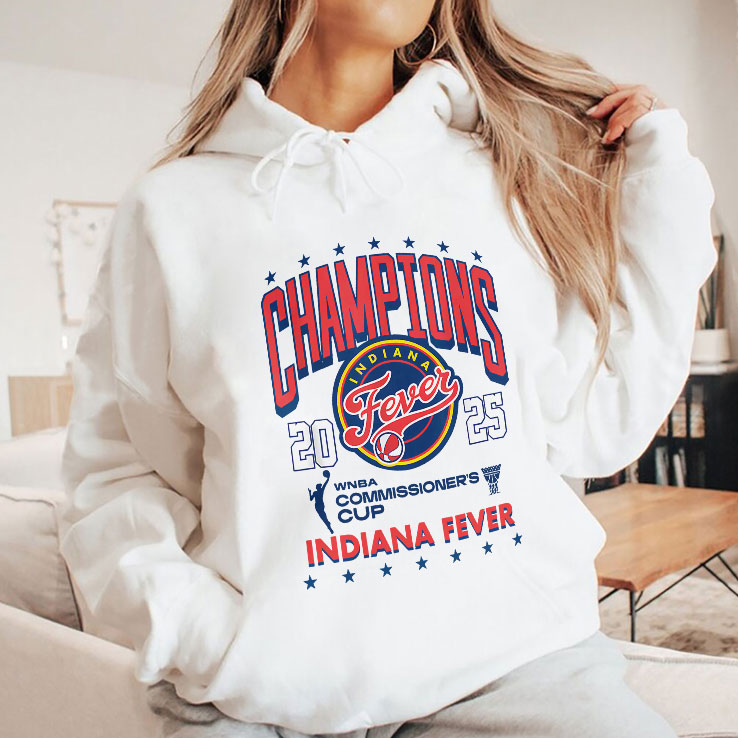 WNBA Commissioner’s Cup 2025 Champion Indiana Fever T Shirt Unisex
