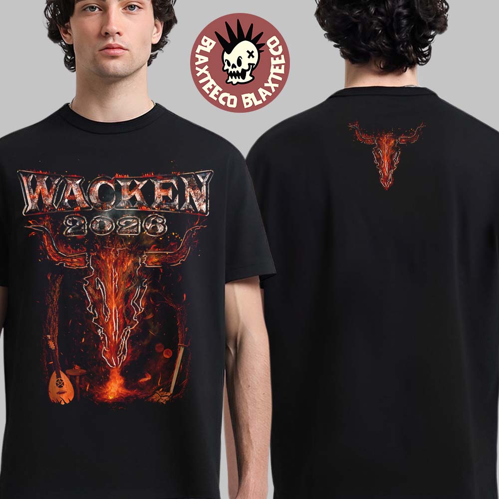 Wacken Open Air 2026 Festival Merch Molten Skull Unisex
