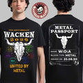 Wacken Open Air 2026 Festival The Anniversary Merch Metal Passport Unisex