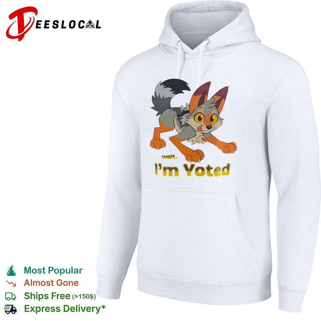 Wait I’m Voted Fox Character Furry shirt Unisex