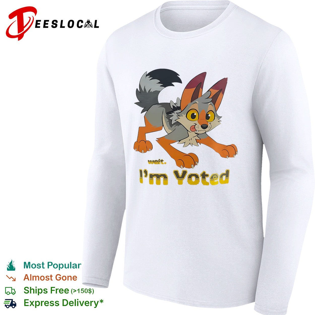 Wait I’m Voted Fox Character Furry shirt Unisex