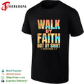 Walk by faith not by sight 2 Corinthians 5 7 tropical beach shirt Unisex