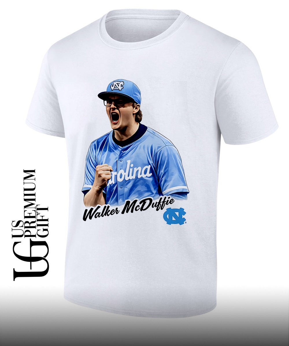 Walker McDuffie North Carolina Tar Heels Baseball shirt Unisex