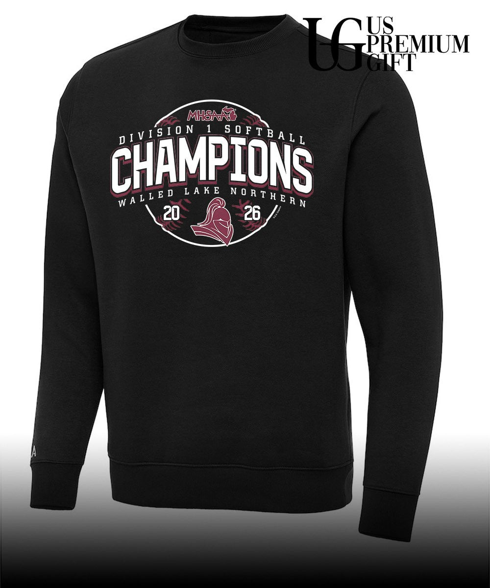 Walled Lake Northern MHSAA Softball D1 Champions 2026 shirt Unisex