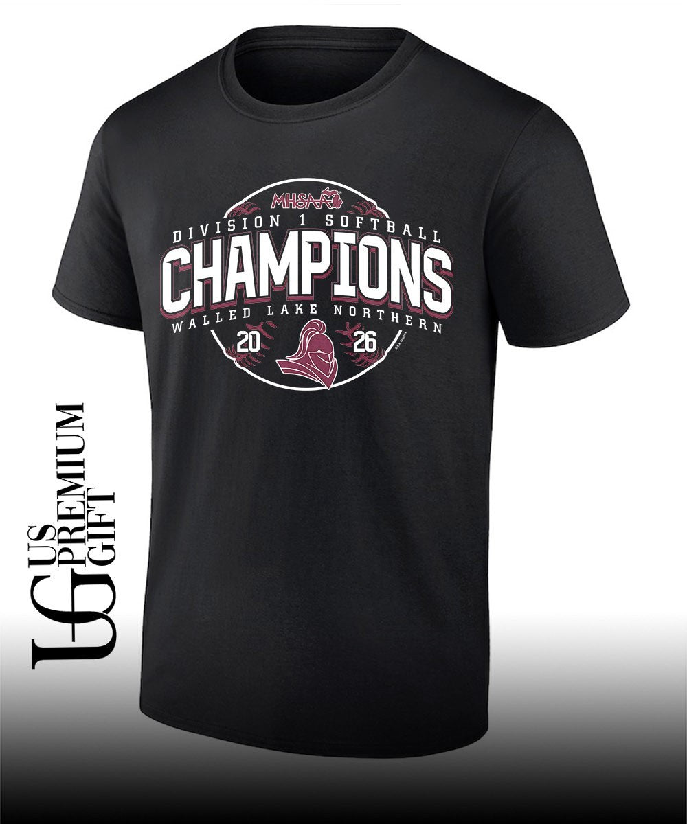 Walled Lake Northern MHSAA Softball D1 Champions 2026 shirt Unisex