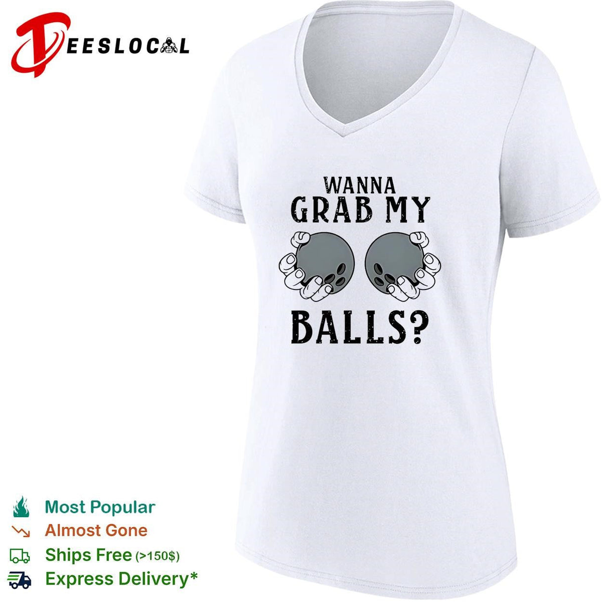 Wanna grab my bowling balls shirt Unisex