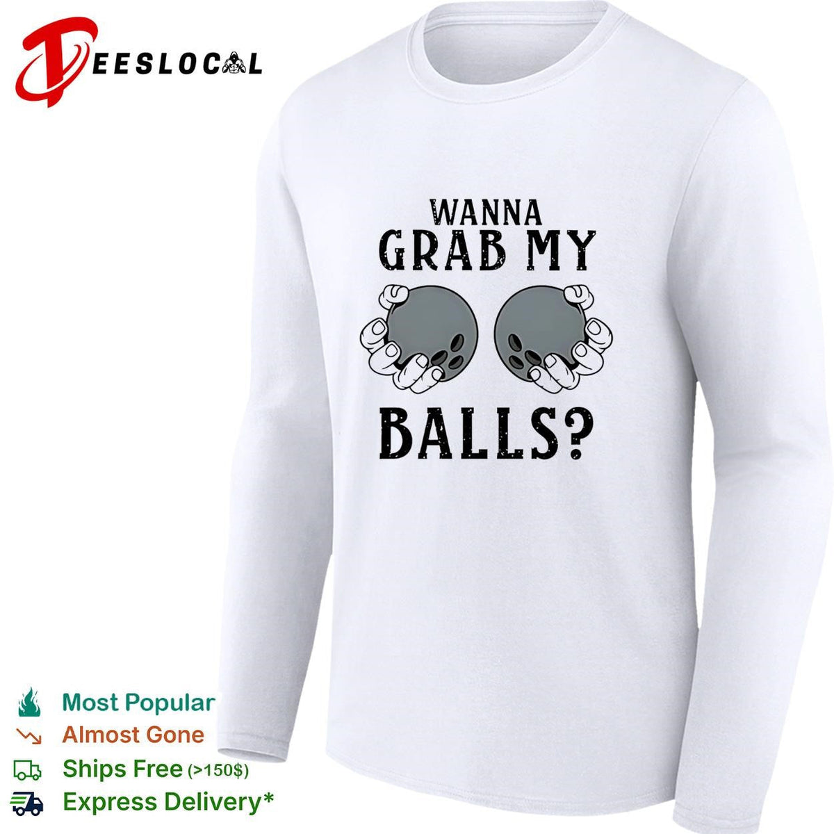 Wanna grab my bowling balls shirt Unisex