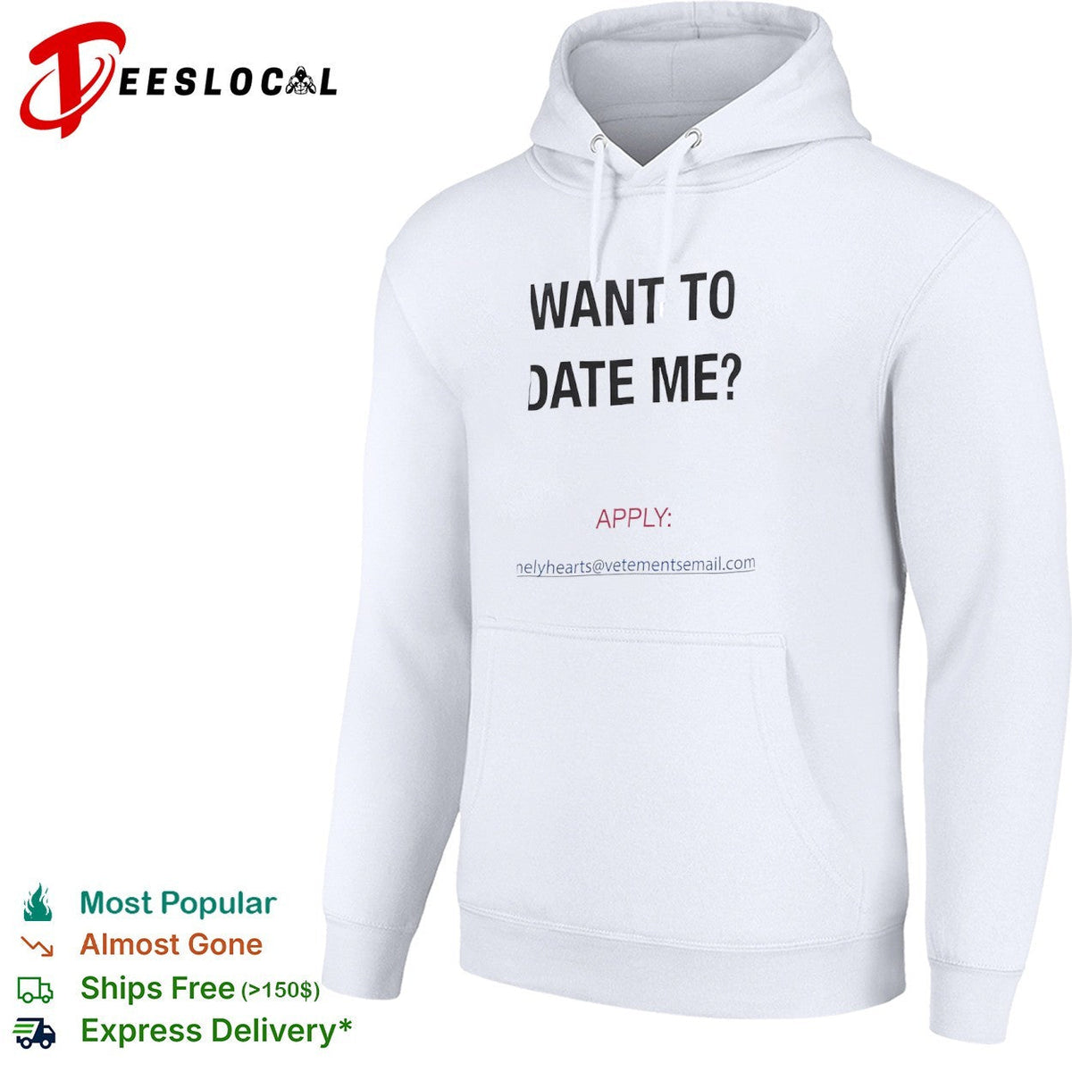 Want to date me apply lonelyhearts at vetementsemail com shirt Unisex
