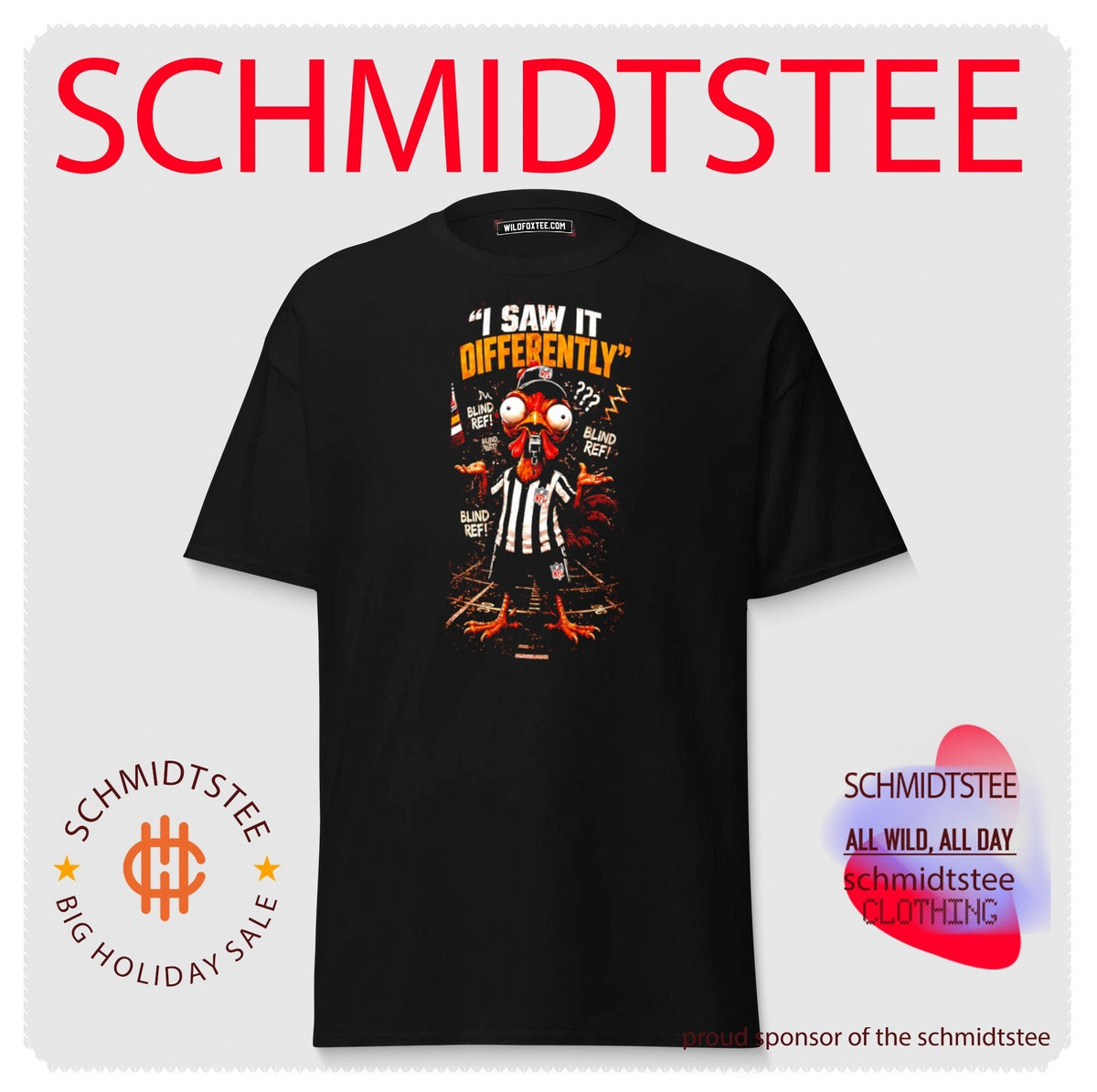 Washington Commanders Blind Referee I saw it differently blind ref shirt Unisex