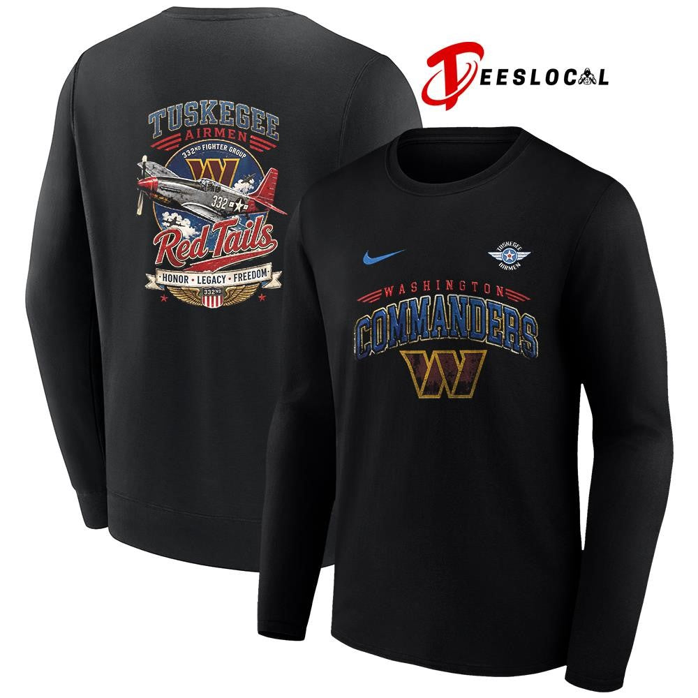 Washington Commanders Tuskegee Airmen Red Tails honor legacy freedom shirt Unisex