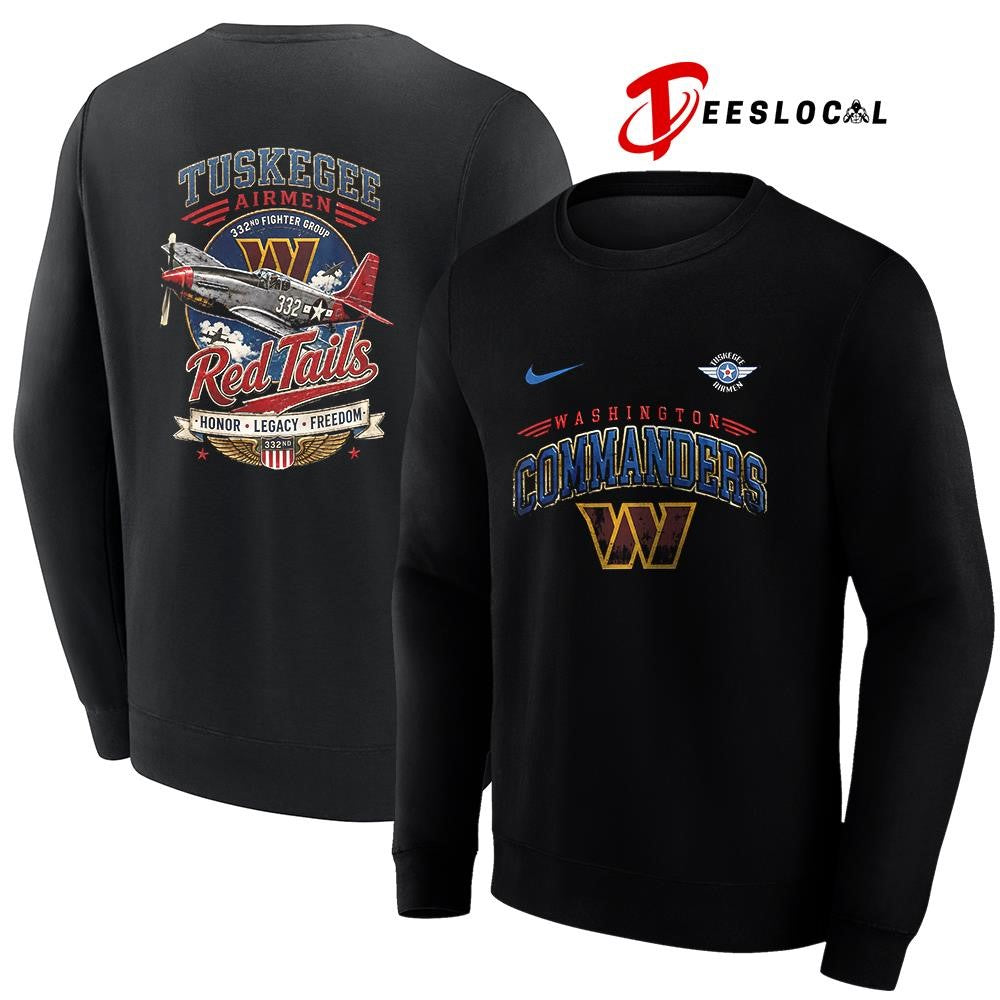 Washington Commanders Tuskegee Airmen Red Tails honor legacy freedom shirt Unisex