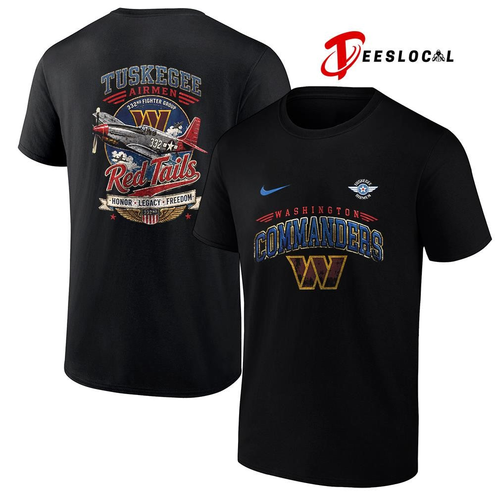Washington Commanders Tuskegee Airmen Red Tails honor legacy freedom shirt Unisex