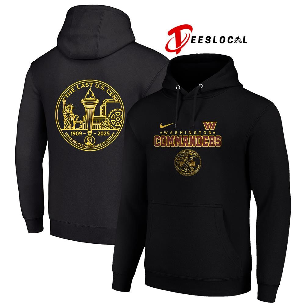 Washington Commanders the last US cent honoring 116 years of America history shirt Unisex
