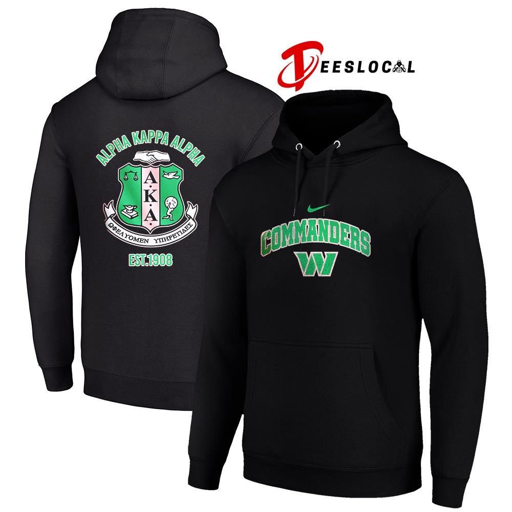 Washington Commanders x Alpha Kappa Alpha logo shirt Unisex