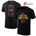 Washington Commanders x Grateful Dead steal your face peace love logo shirt Unisex