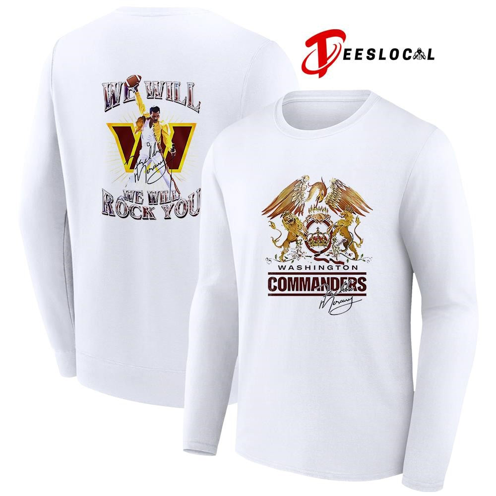 Washington Commanders x Minnesota Vikings we will we will rock you signature shirt Unisex