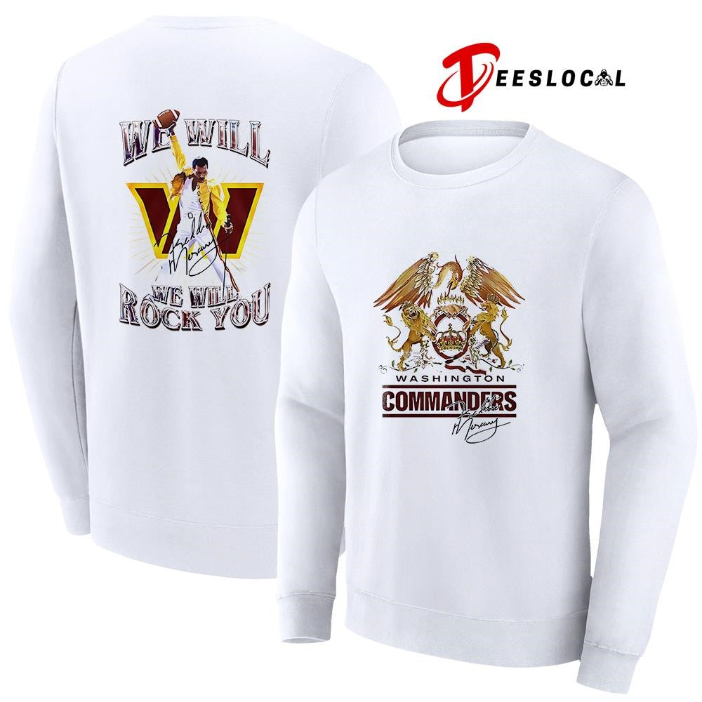 Washington Commanders x Minnesota Vikings we will we will rock you signature shirt Unisex