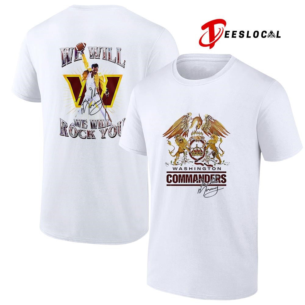 Washington Commanders x Minnesota Vikings we will we will rock you signature shirt Unisex