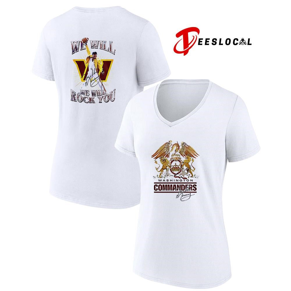 Washington Commanders x Minnesota Vikings we will we will rock you signature shirt Unisex