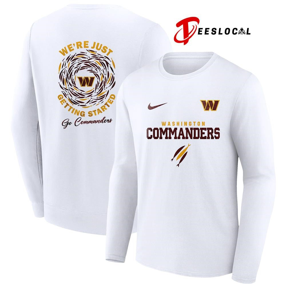 Washington Commanders x The Chosen we’re just getting started logo shirt Unisex