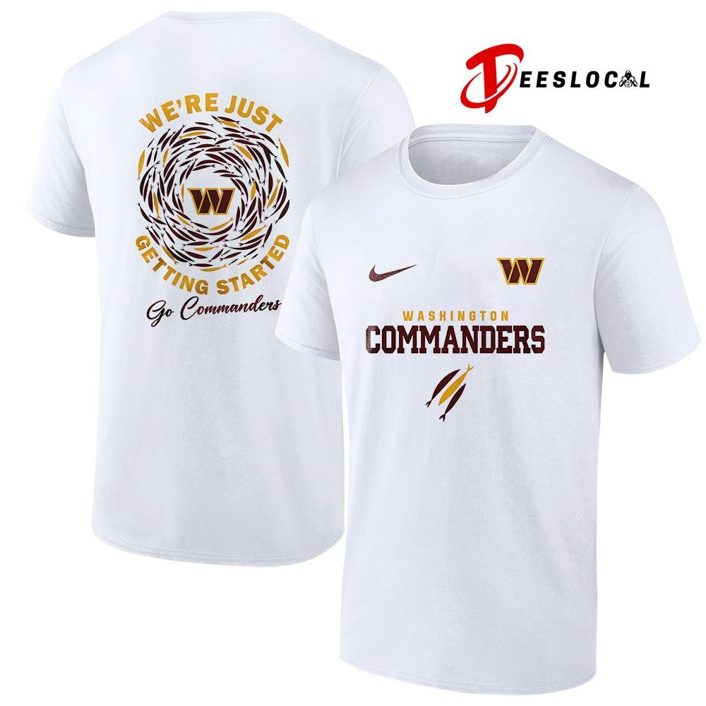 Washington Commanders x The Chosen we’re just getting started logo shirt Unisex