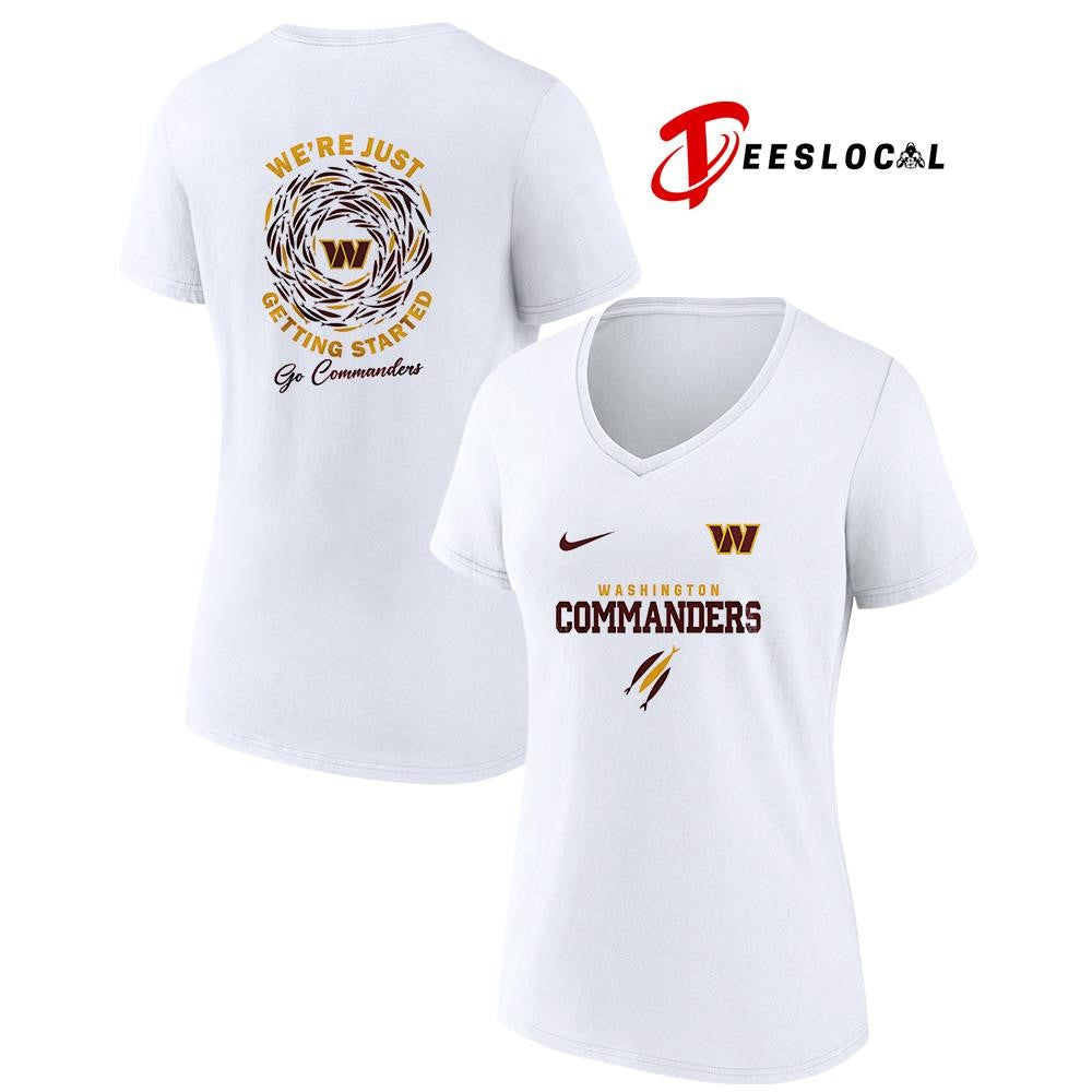 Washington Commanders x The Chosen we’re just getting started logo shirt Unisex