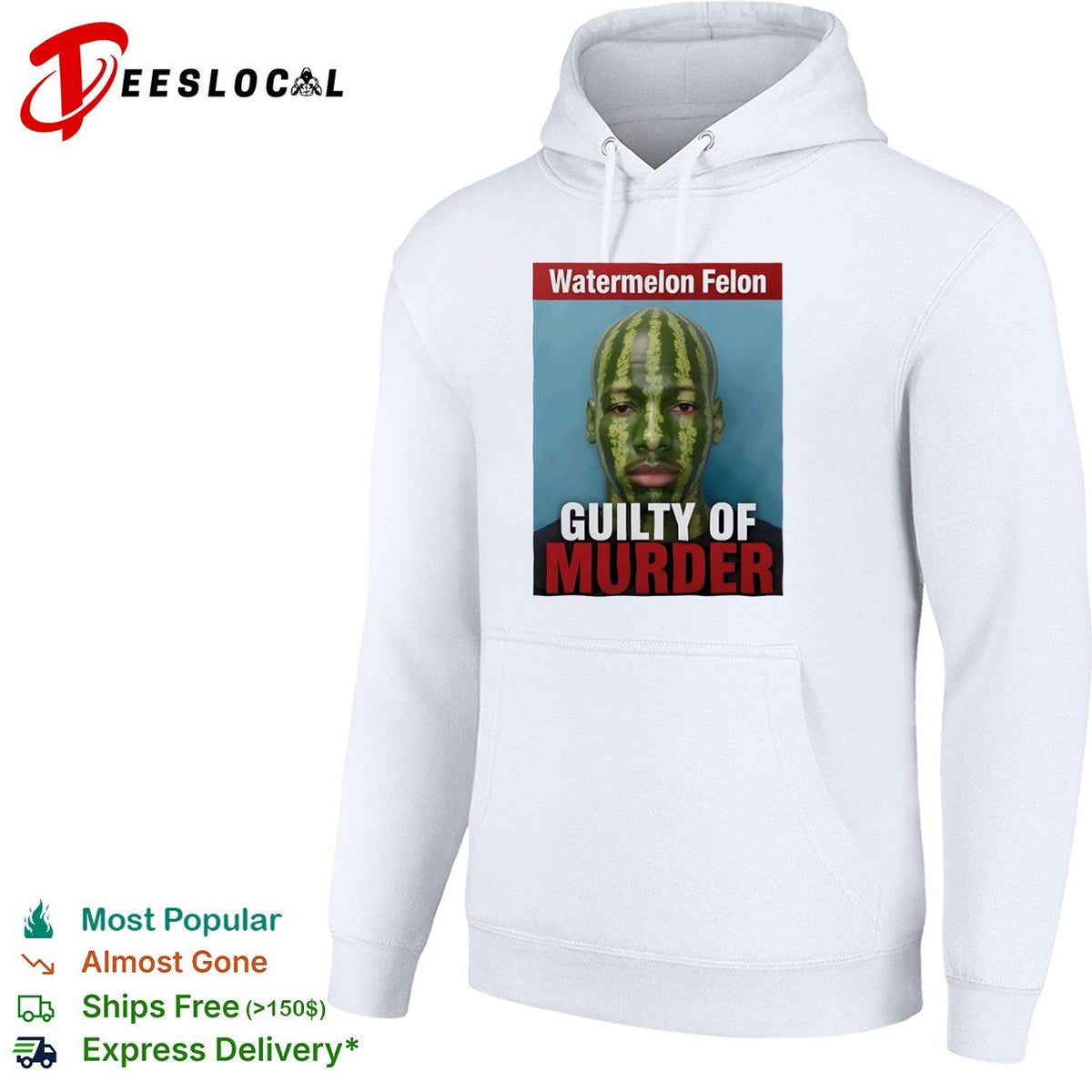 Watermelon Felon Guilty of Murder shirt Unisex