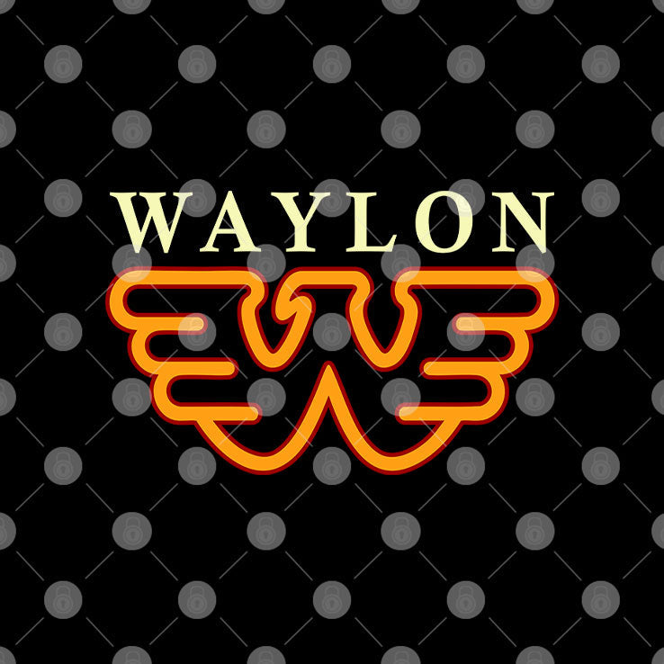 Waylon Jennings Silver Flying T Shirt Unisex