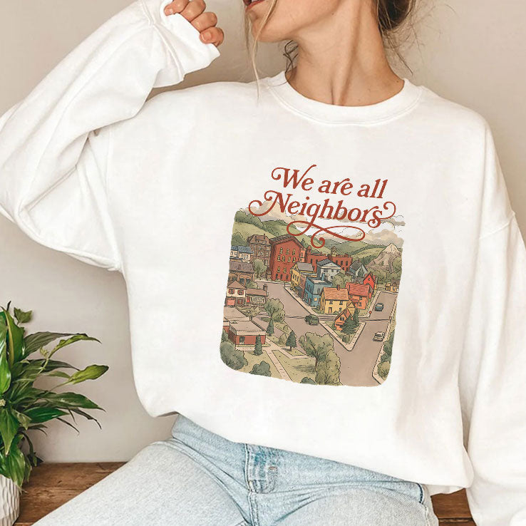 We Are All Neighbors Anti ICE T Shirt Unisex