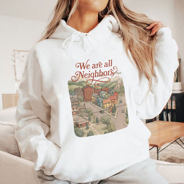 We Are All Neighbors Anti ICE T Shirt Unisex