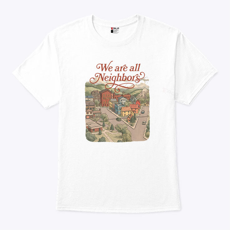We Are All Neighbors Anti ICE T Shirt Unisex