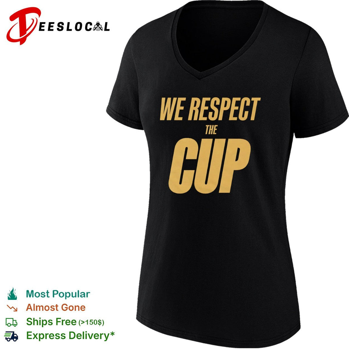 We Respect the Cup Hockey Stanley Cup shirt Unisex