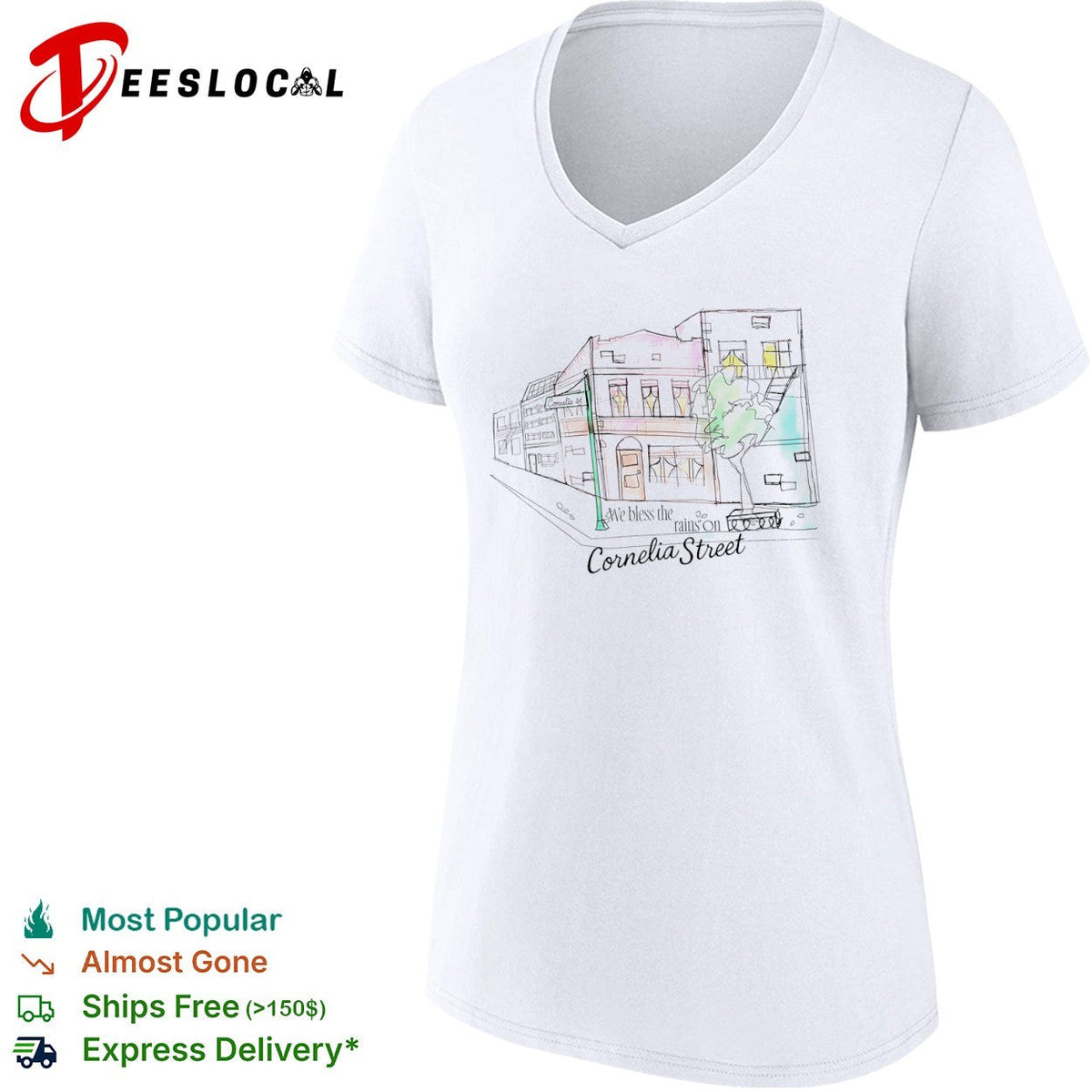 We bless the rains on Cornelia Street Taylor shirt Unisex