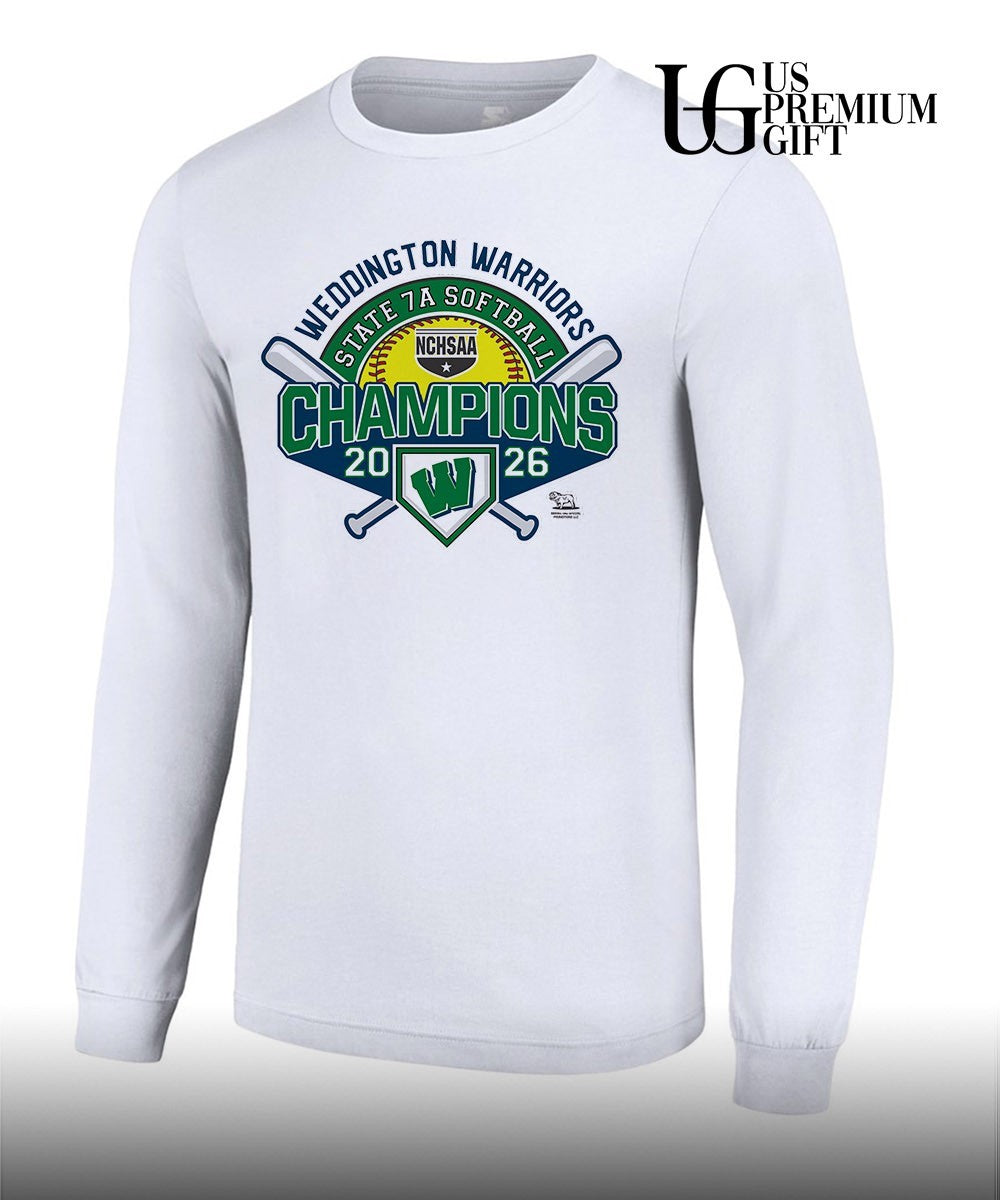 Weddington Warriors NCHSAA 7A Softball State Champions 2026 shirt Unisex