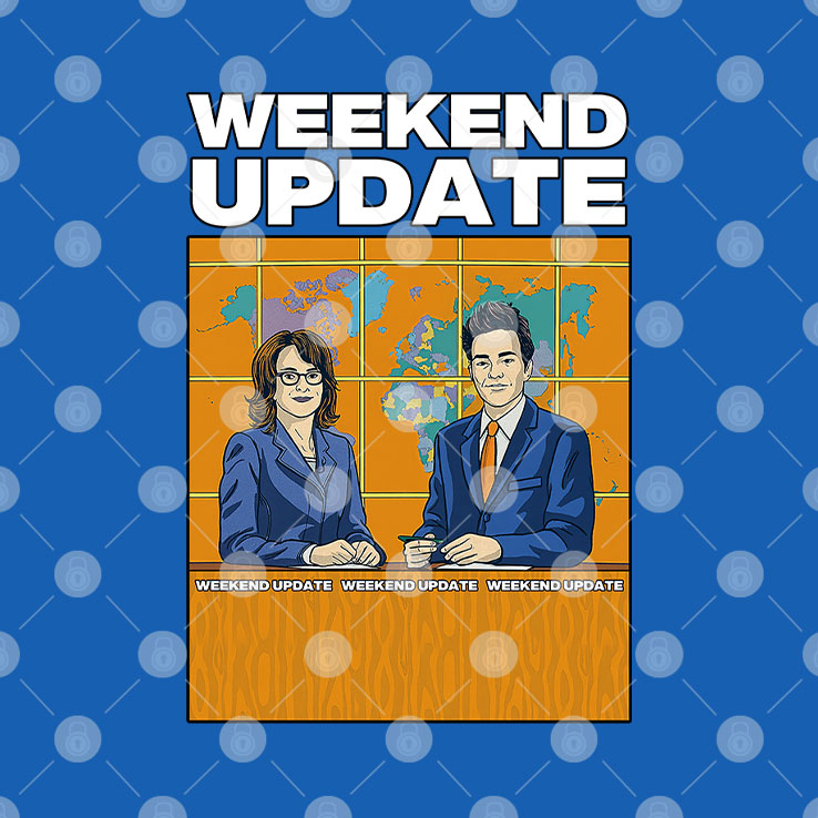 Weekend Update Saturday Night Live 50th Season T Shirt Unisex