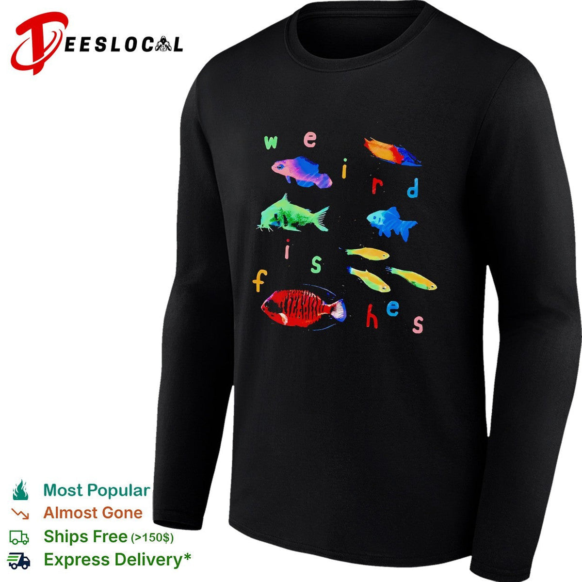 Weird fishes retro shirt Unisex
