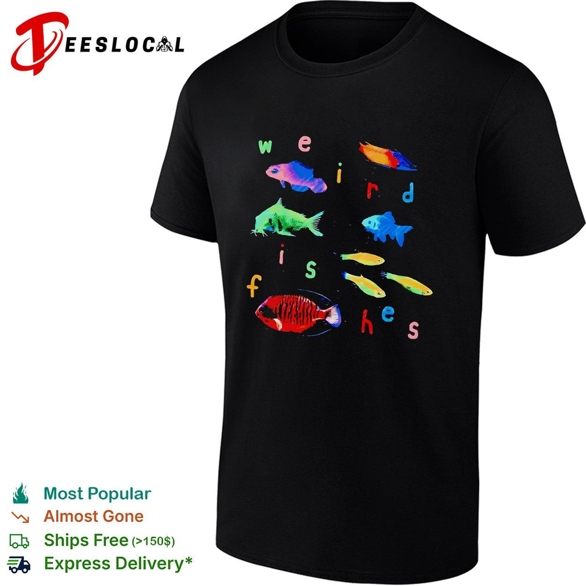 Weird fishes retro shirt Unisex